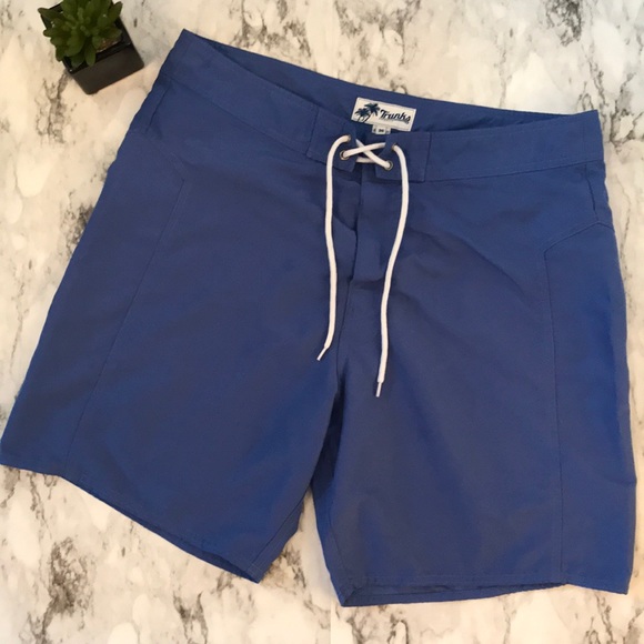 Trunks Surf & Swim Blue Swim Shorts Size 36 - Picture 1 of 6